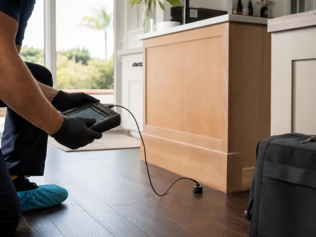 Main Line Leak Detection for Orange County Home Floods