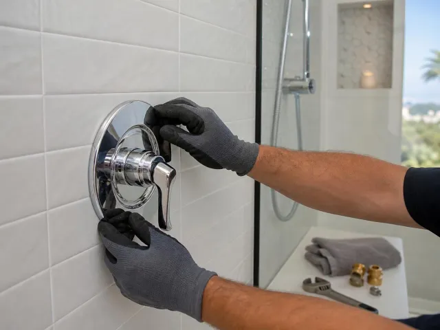 Shower Valve Trim Repair for a Loose, Off-Center Fit