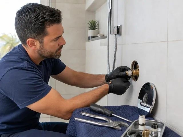 Shower Cartridge Replacement: Call Orange County Pros